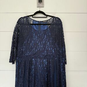 Esprlia Women’s 3X Lace Plus Size Dress